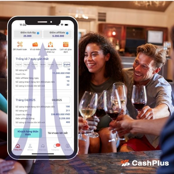 Quyền lợi dành cho Merchant CashPlus