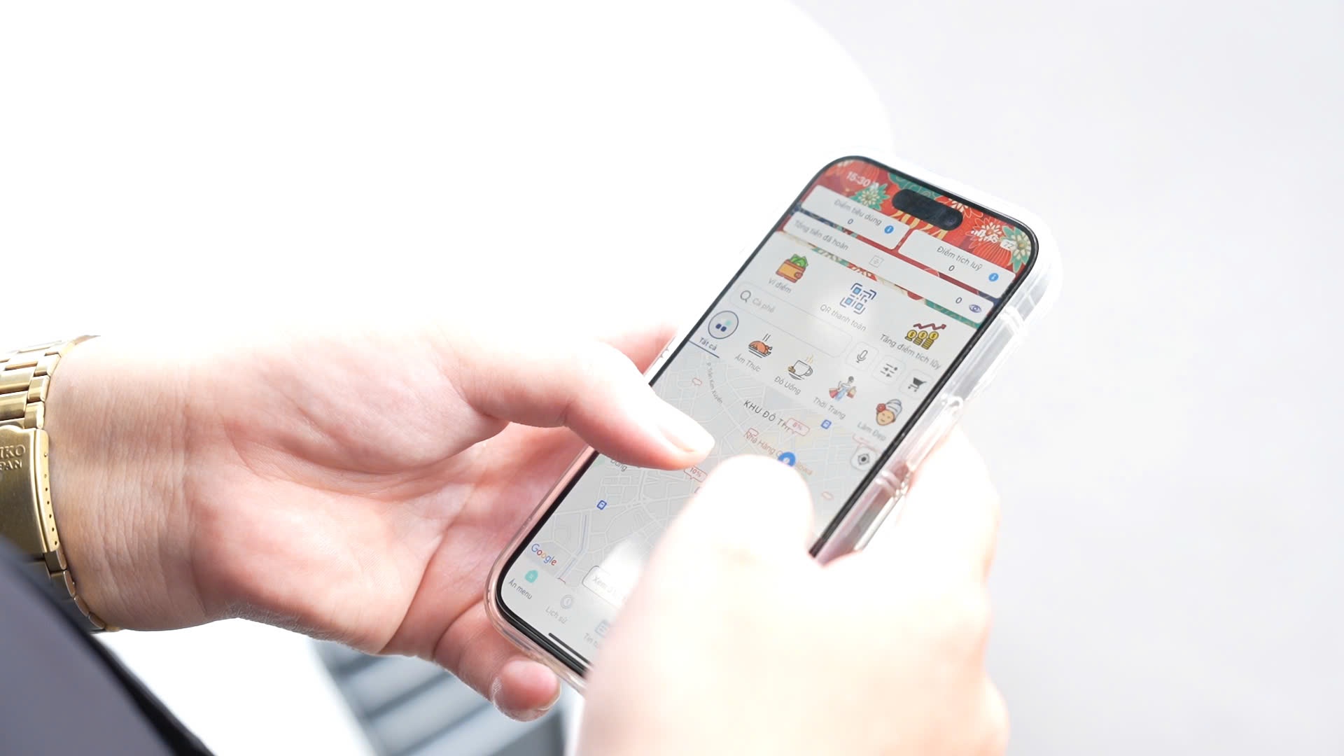 Bản đồ AI chỉ đường tiện lợi trên ứng dụng CashPlus!